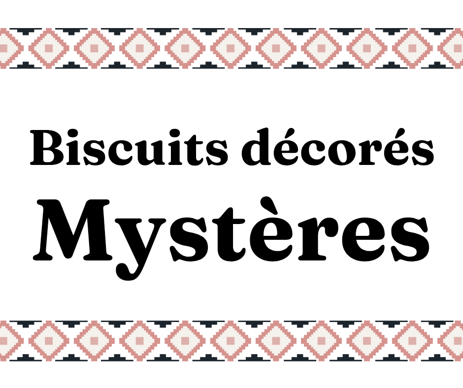 Biscuits décorés mystères