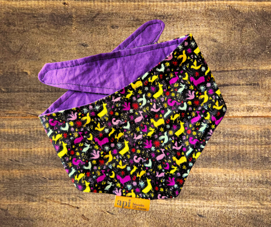 Foulard pour chiens et chats "La forêt colorée"