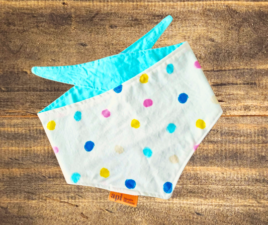 Scarf for dogs and cats "Colorful polka dots"