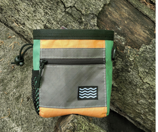Sac de taille imperméable - Kel tech gear - Gris-corail-vert menthe