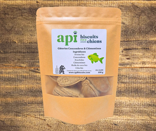 Gâteries ''Poissons'' Concombres & Clémentines