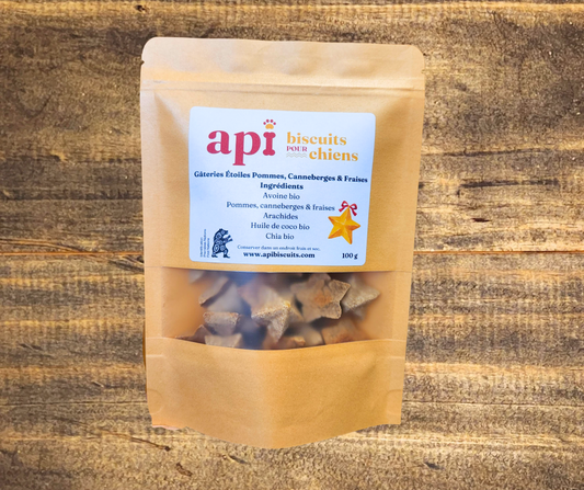 "Apple, Cranberry &amp; Strawberry Star" Treats